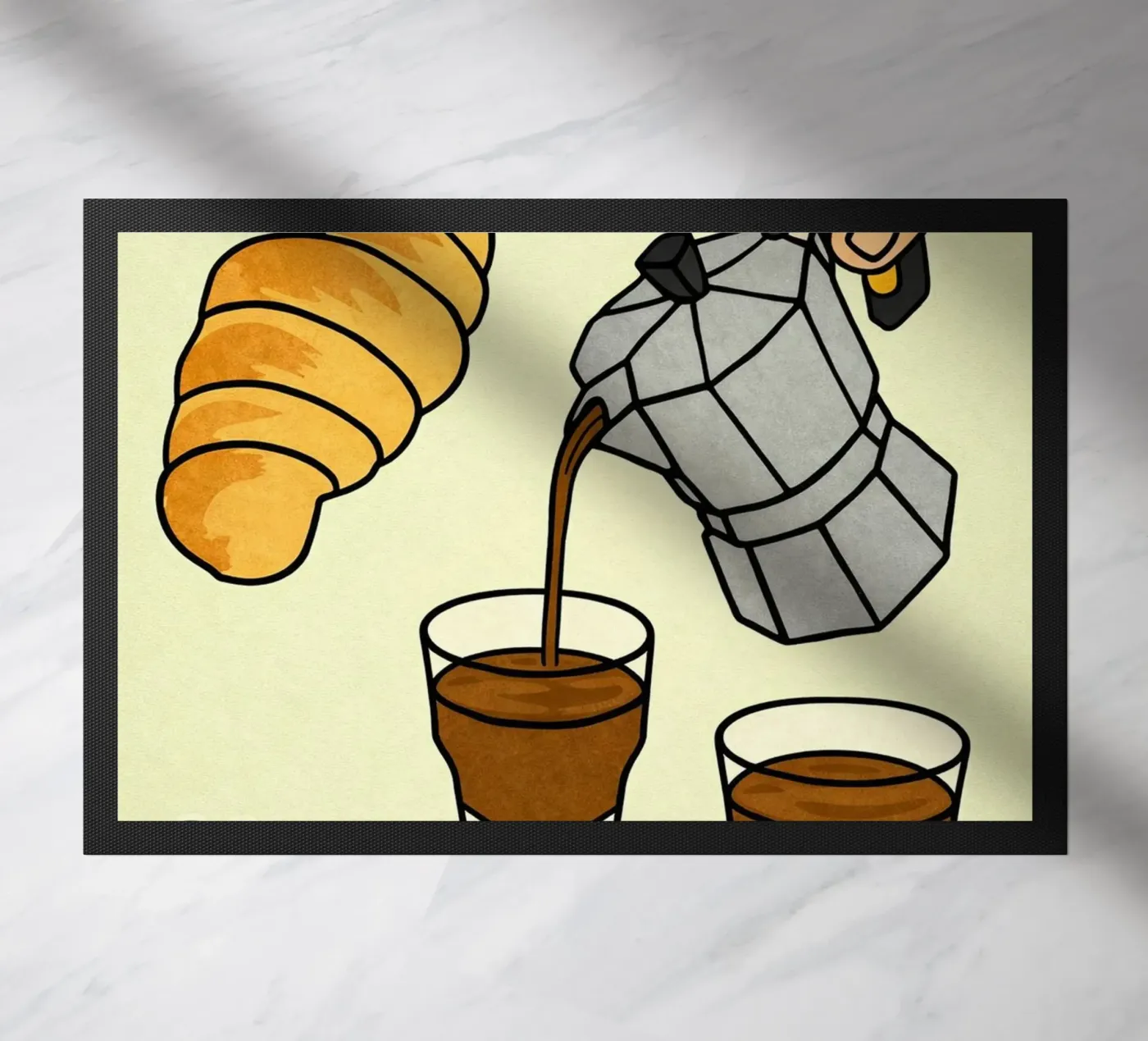 matcha please Fußmatte von kamilaze