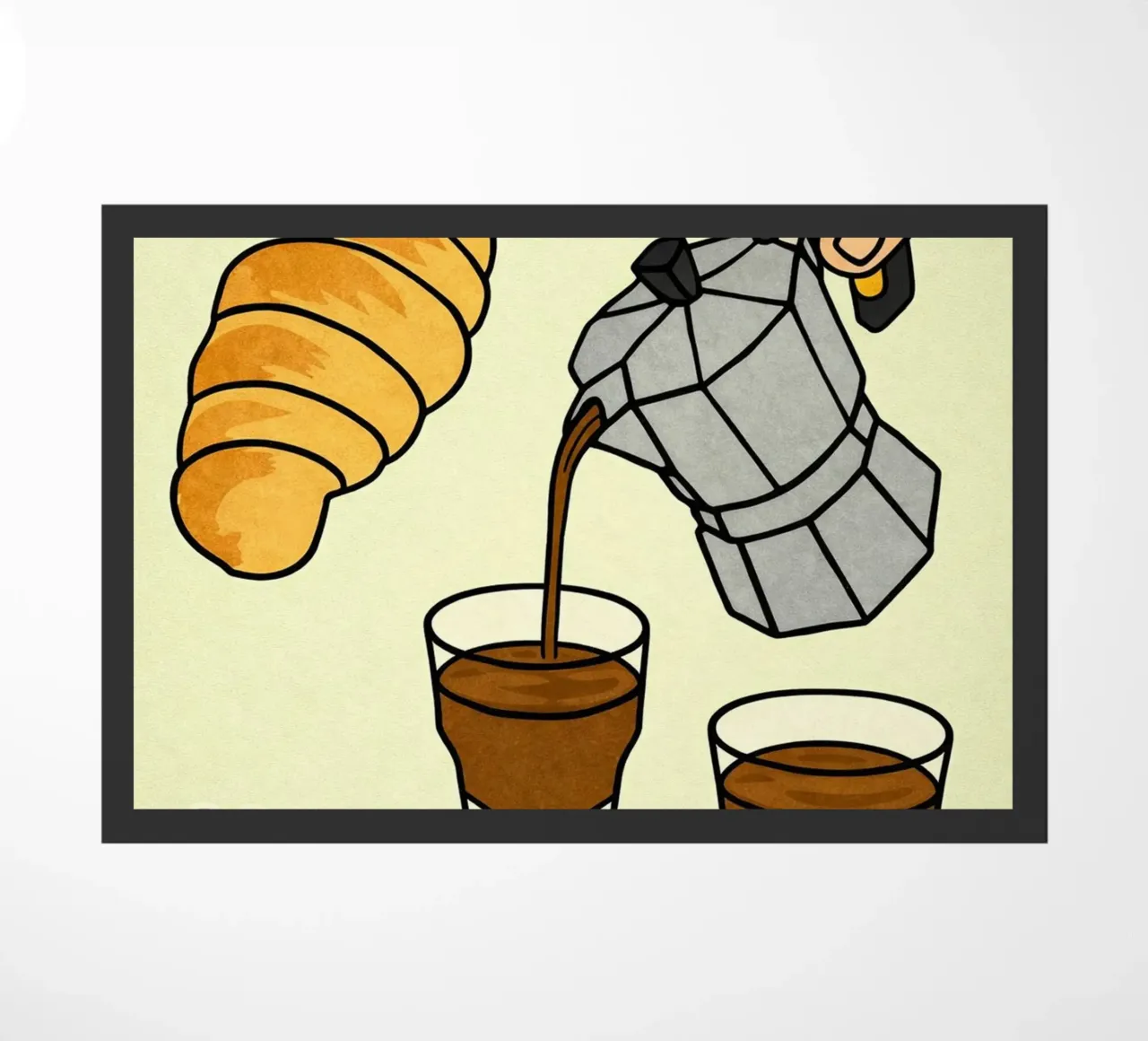 matcha please doormat by kamilaze