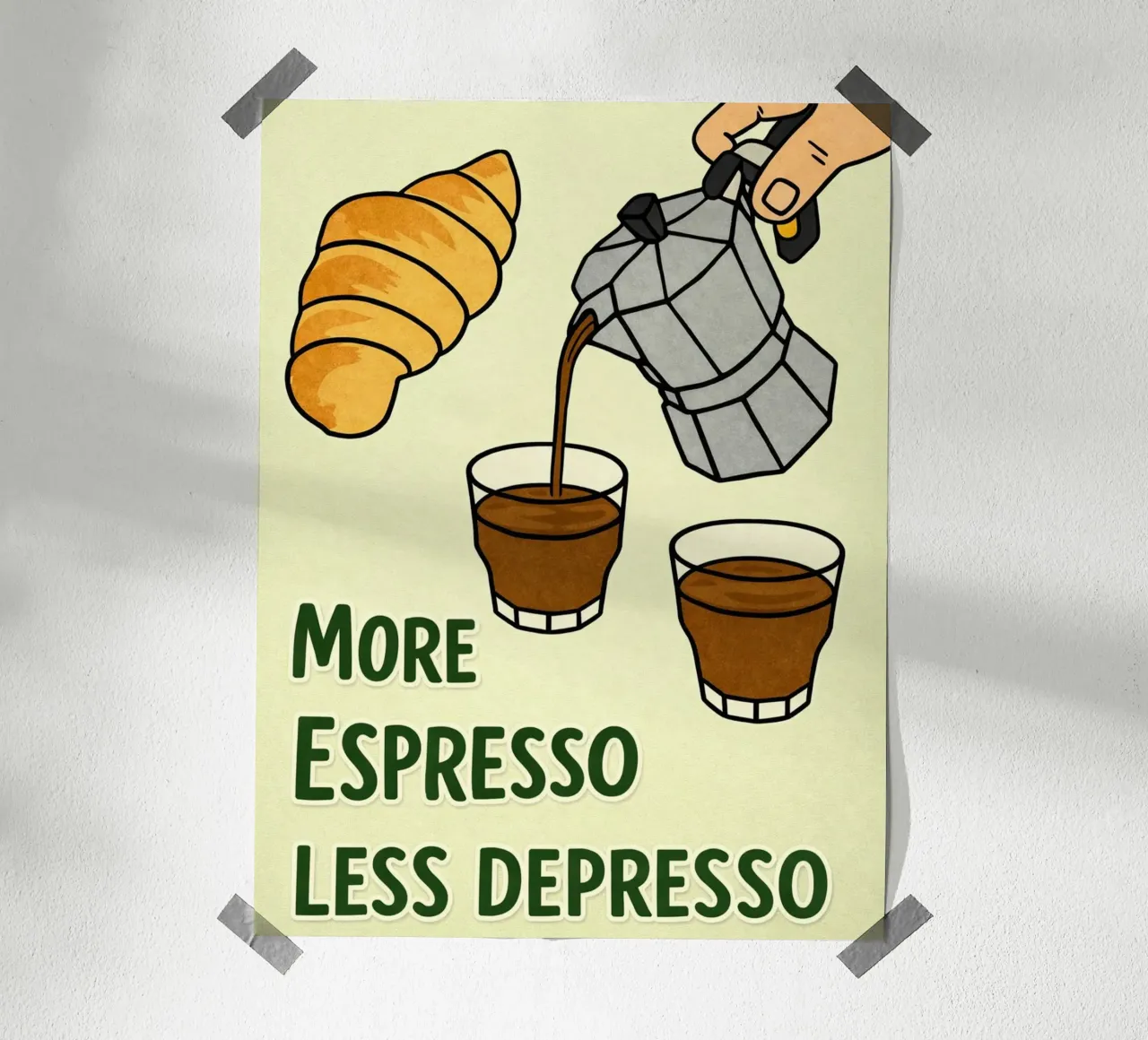 matcha please poster by kamilaze