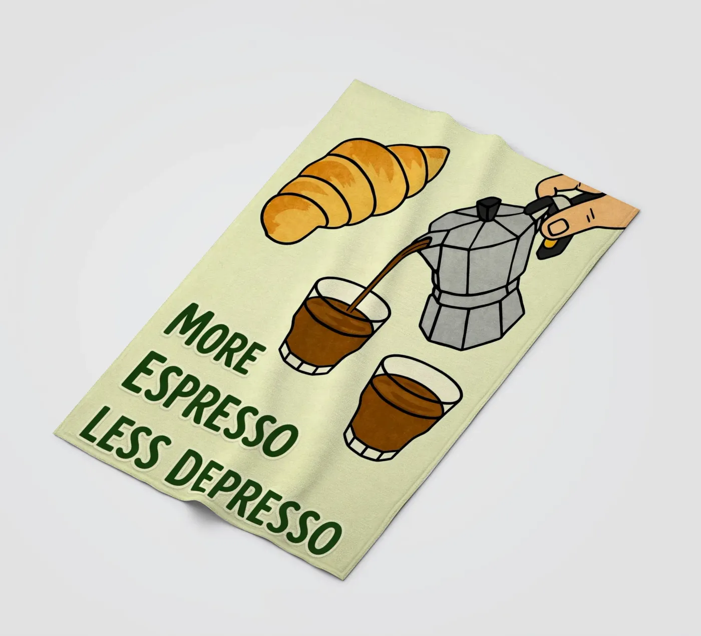 matcha, per favore coperta in pile da kamilaze
