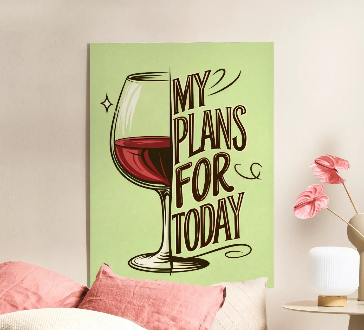 my plans for today acrylic glass by kamilaze