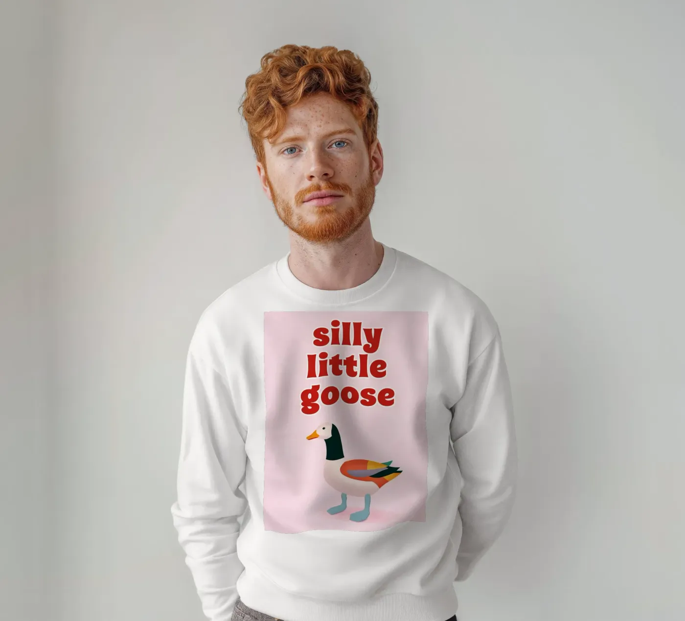silly little goose sweatshirt by kamilaze