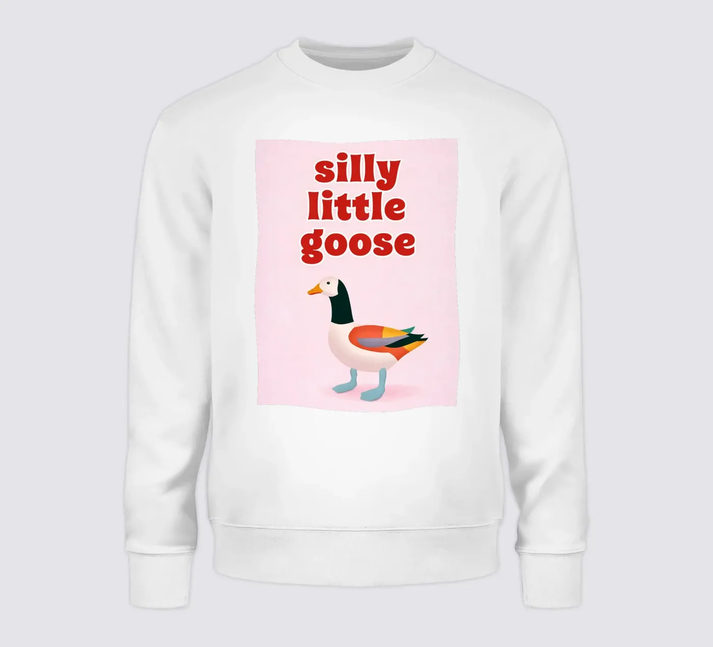 silly little goose sweatshirt by kamilaze