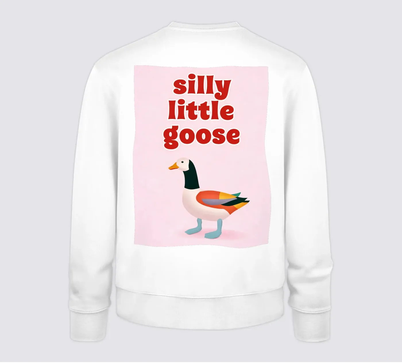 silly little goose sweatshirt by kamilaze