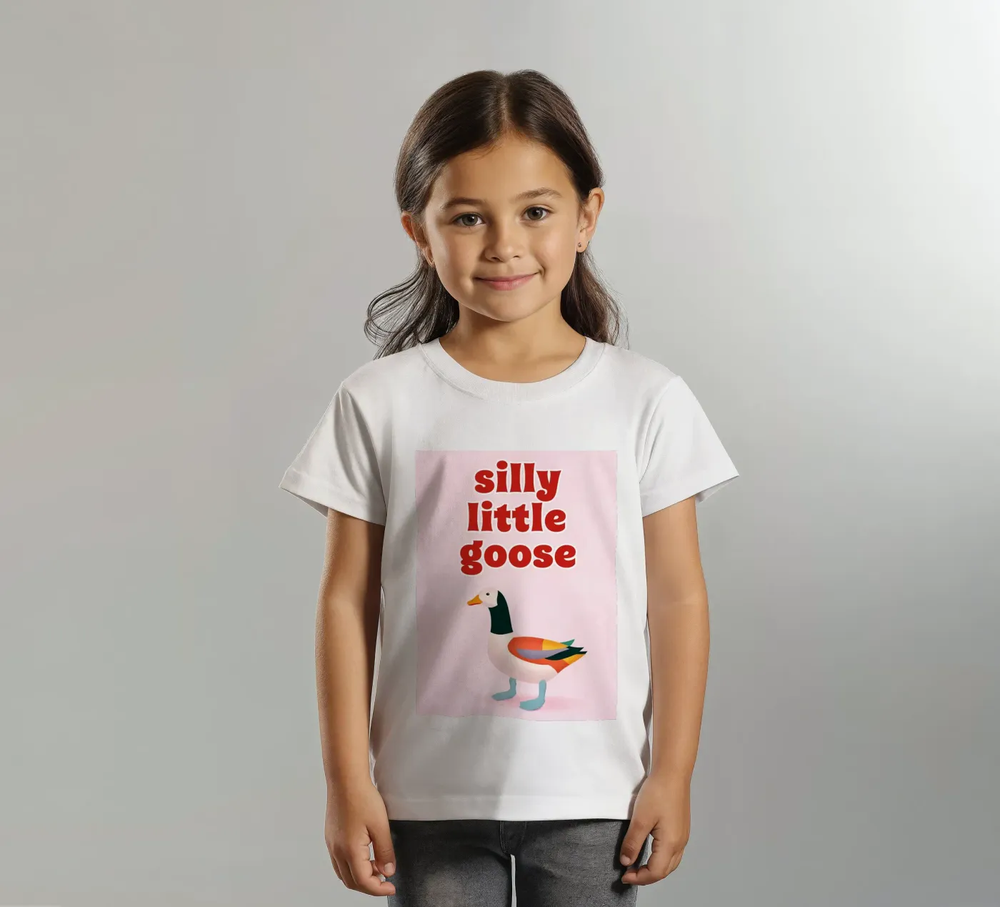 piccola oca sciocca t-shirt bambini da kamilaze