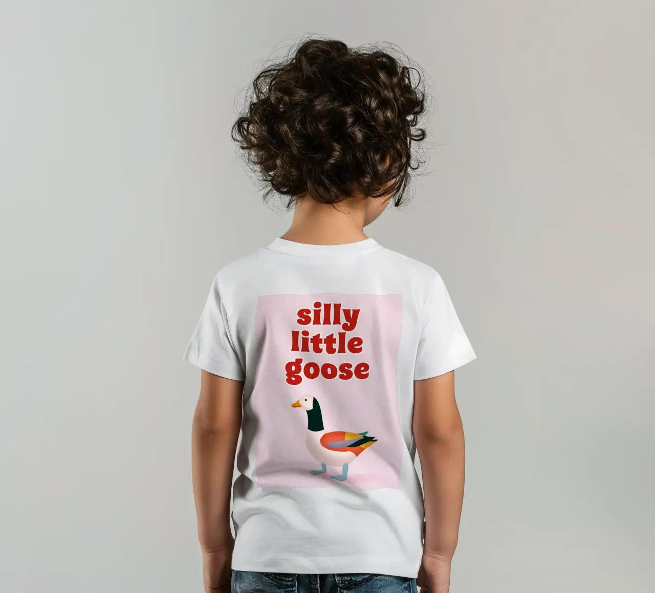 piccola oca sciocca t-shirt bambini da kamilaze