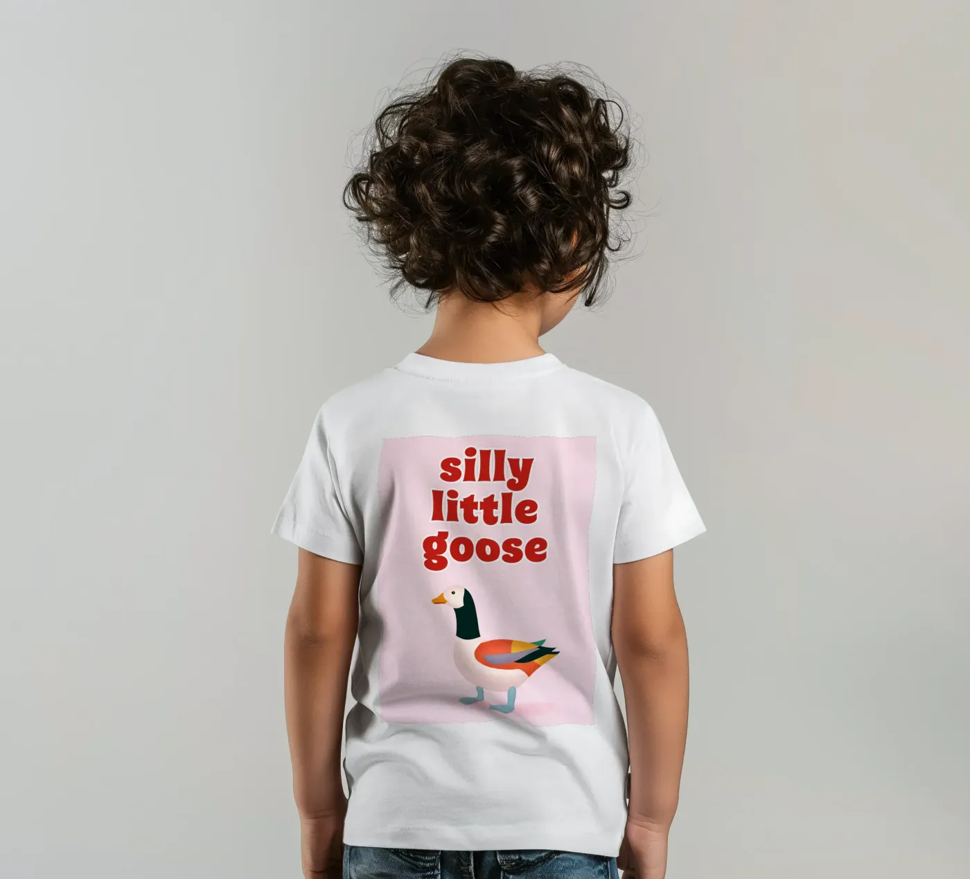 piccola oca sciocca t-shirt bambini da kamilaze