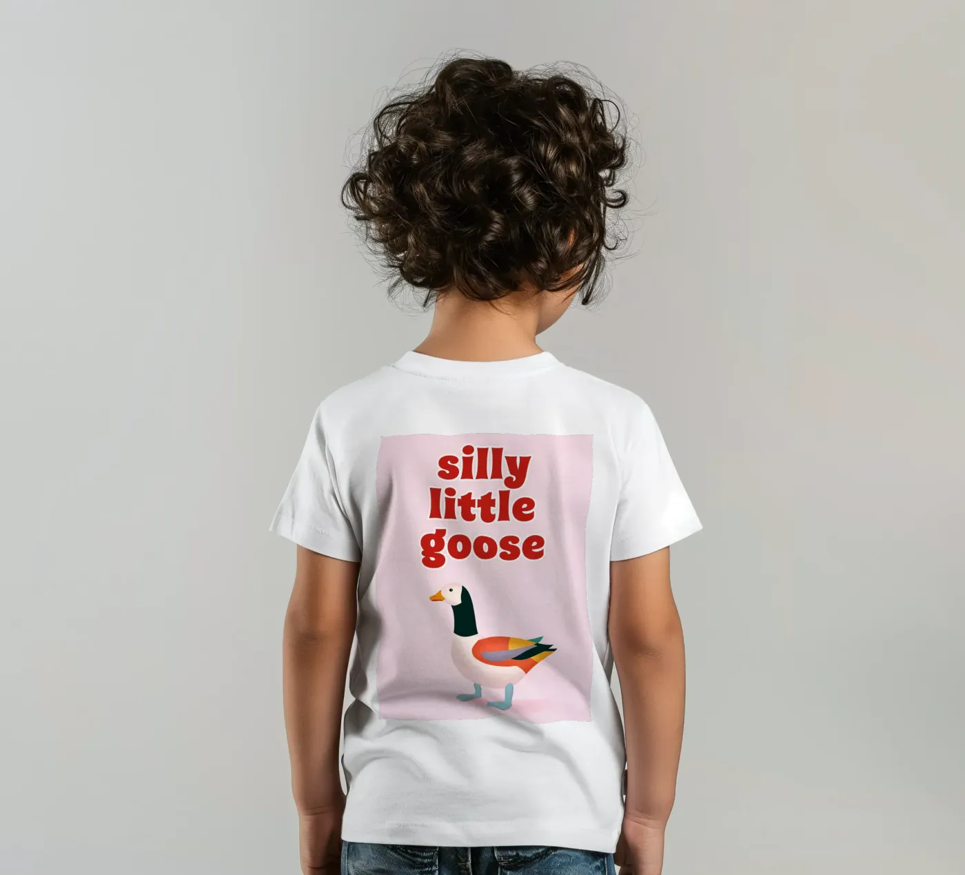 piccola oca sciocca t-shirt bambini da kamilaze
