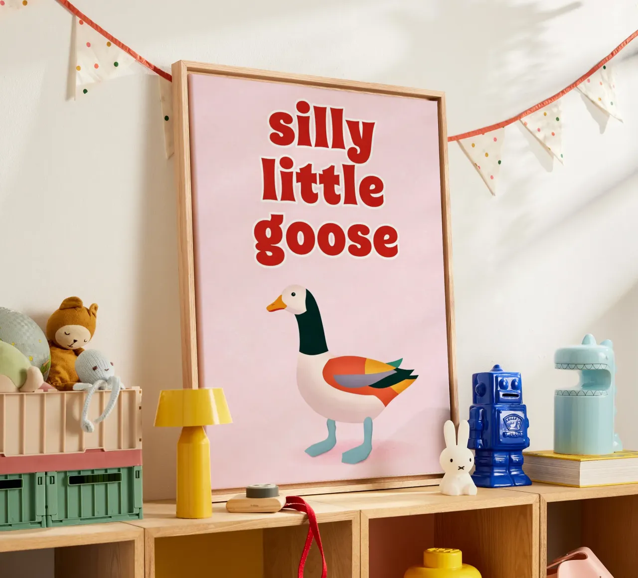 piccola oca sciocca tela da kamilaze