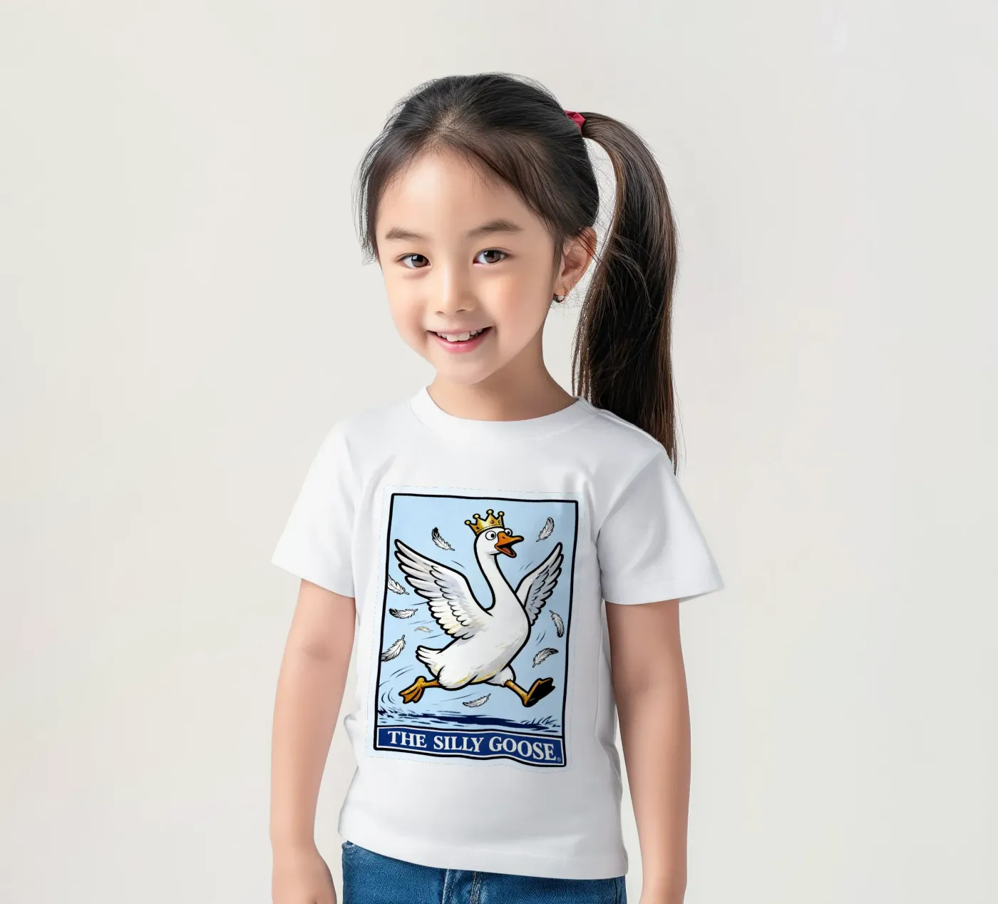 the silly goose t-shirt bambini da kamilaze