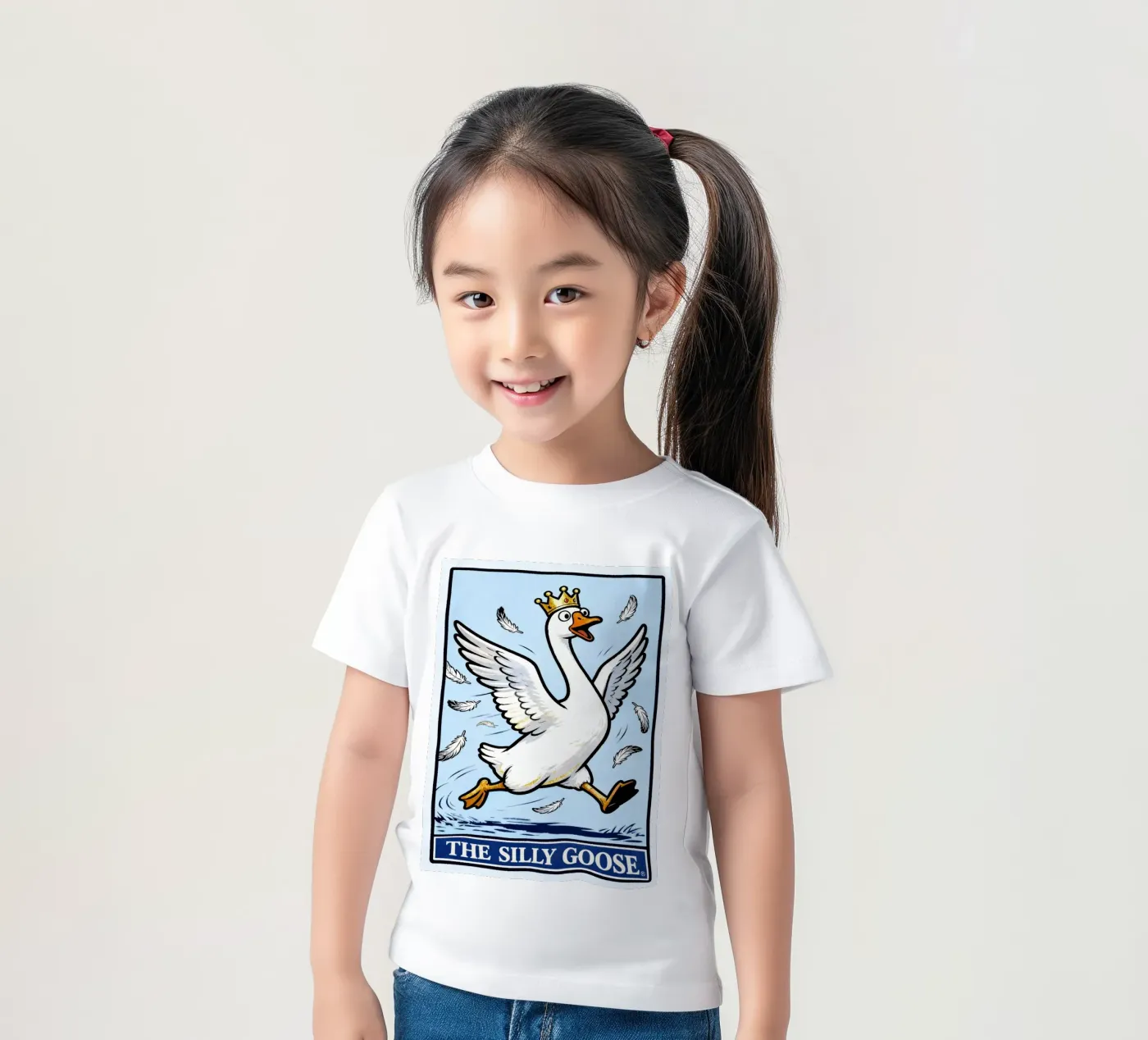 the silly goose t-shirt bambini da kamilaze