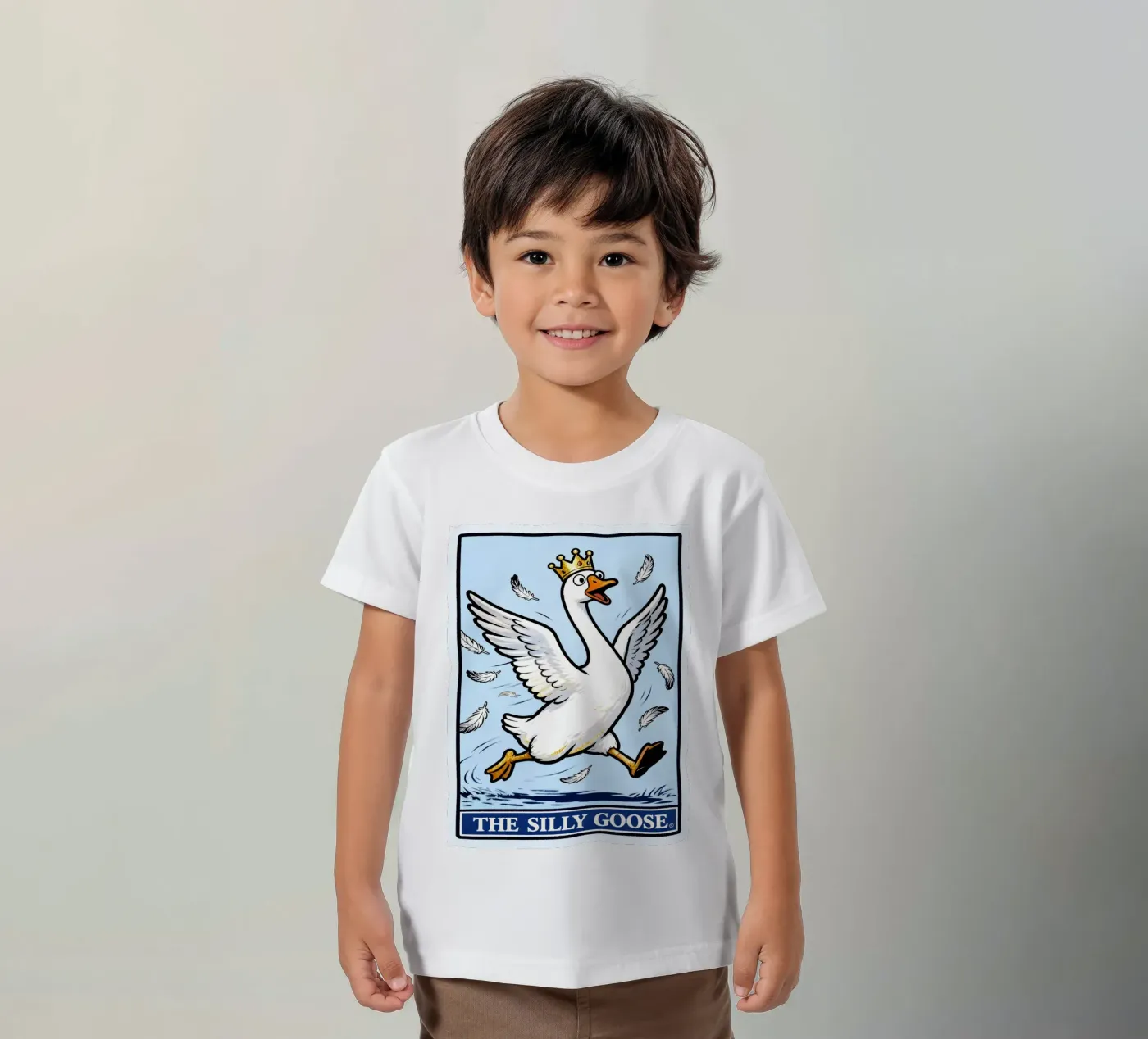 the silly goose t-shirt bambini da kamilaze