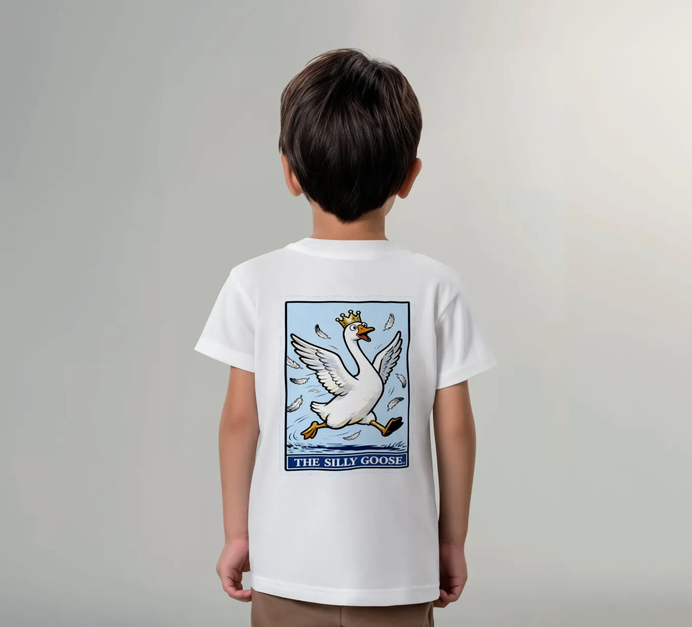 the silly goose t-shirt bambini da kamilaze