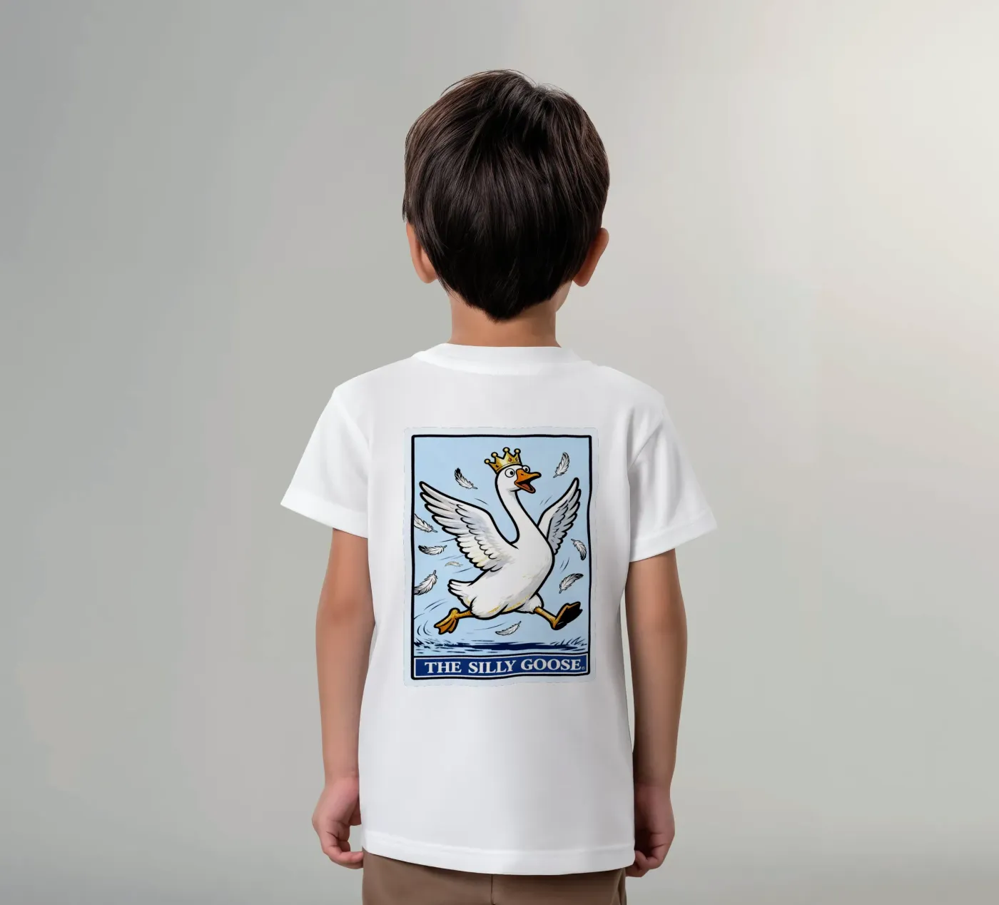 the silly goose t-shirt bambini da kamilaze