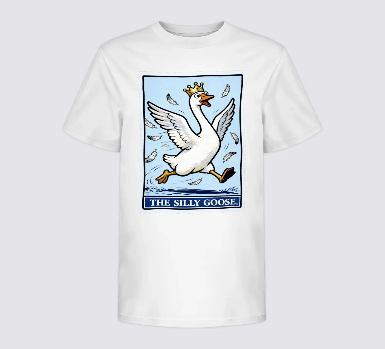 de domme gans kinder t-shirt van kamilaze