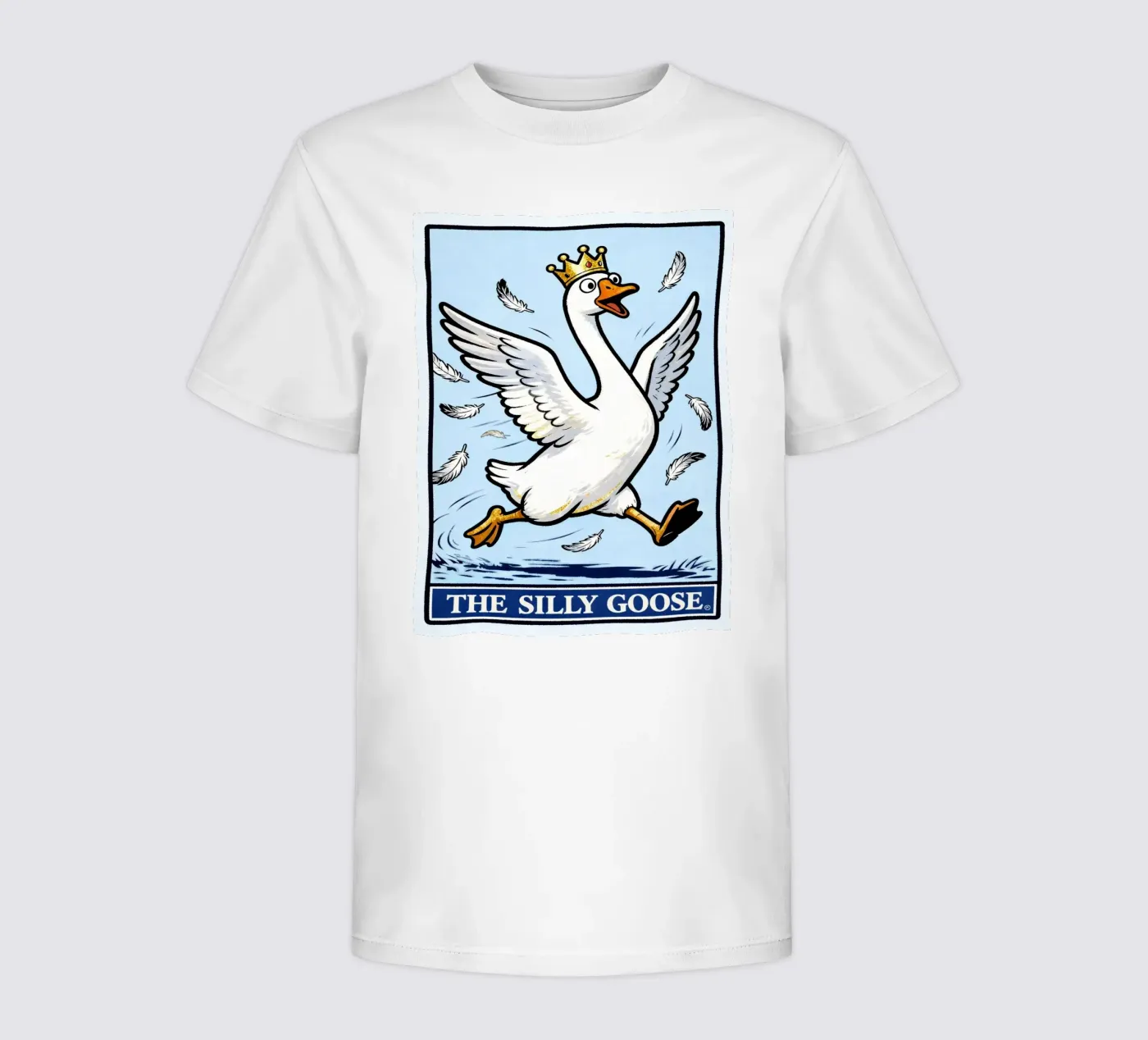 the silly goose t-shirt bambini da kamilaze