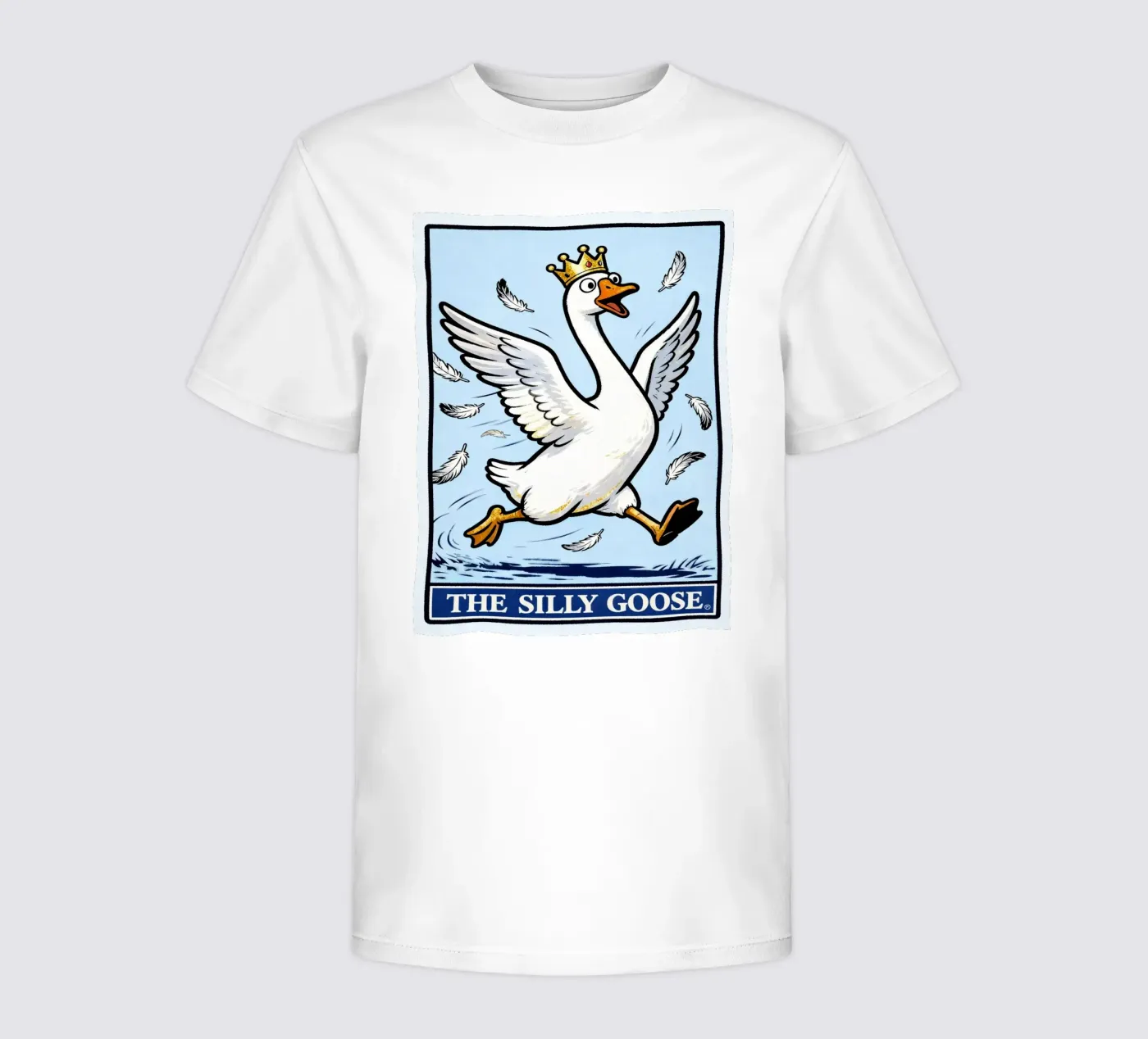 the silly goose t-shirt bambini da kamilaze