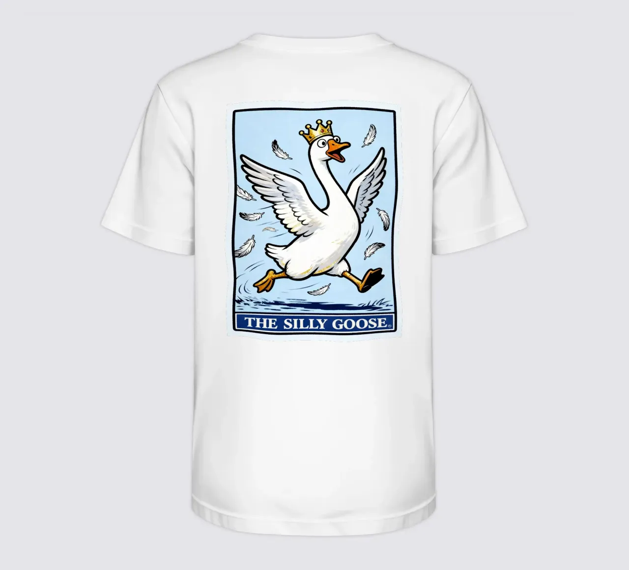 de domme gans kinder t-shirt van kamilaze