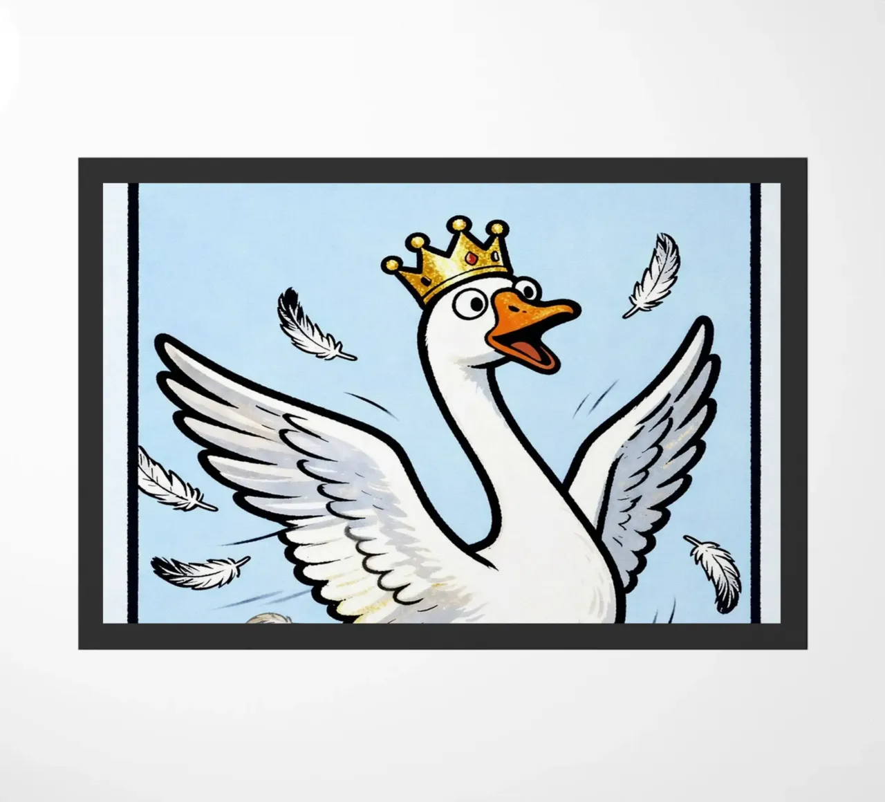 the silly goose paillasson de kamilaze