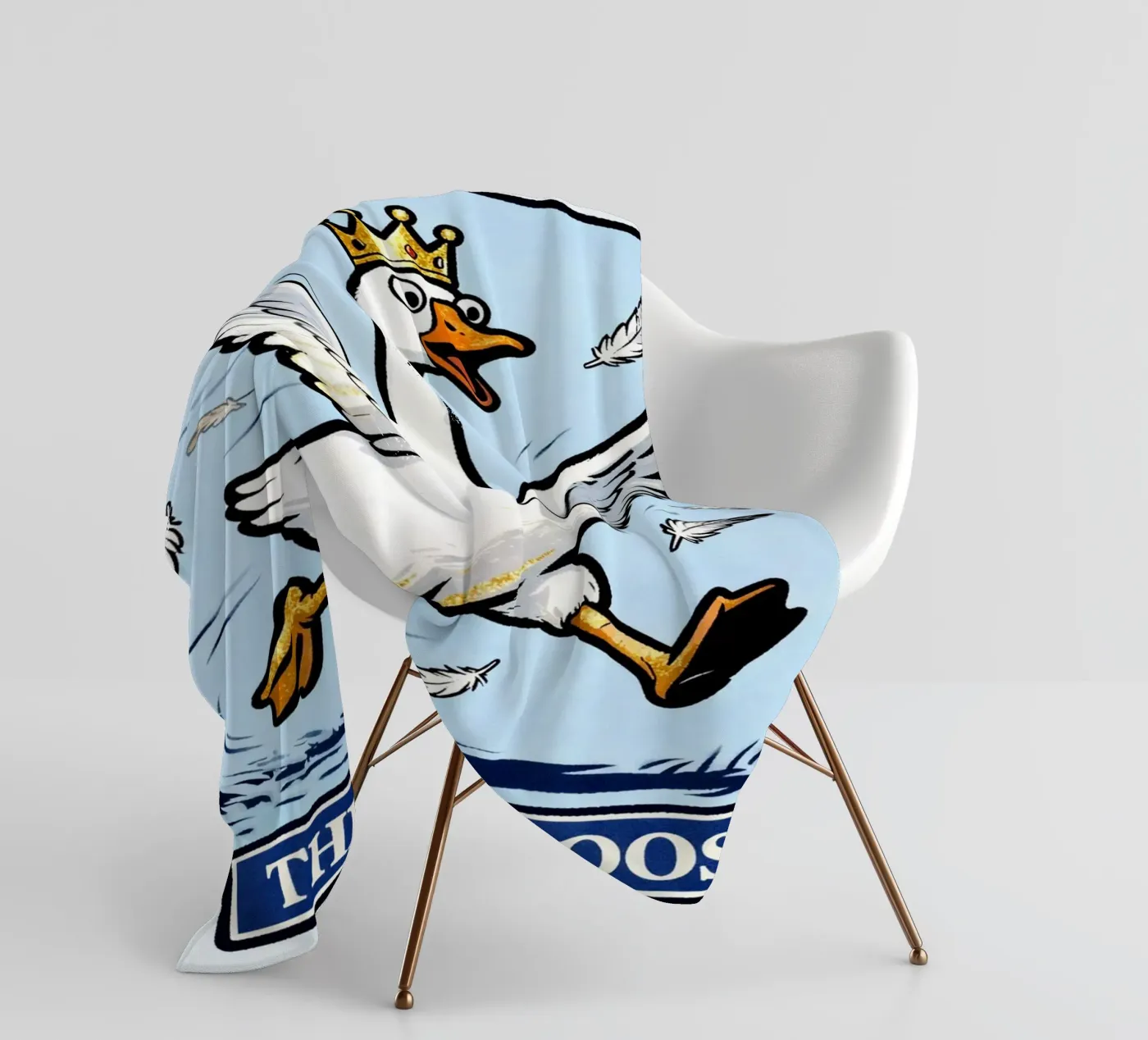 the silly goose coperta in pile da kamilaze