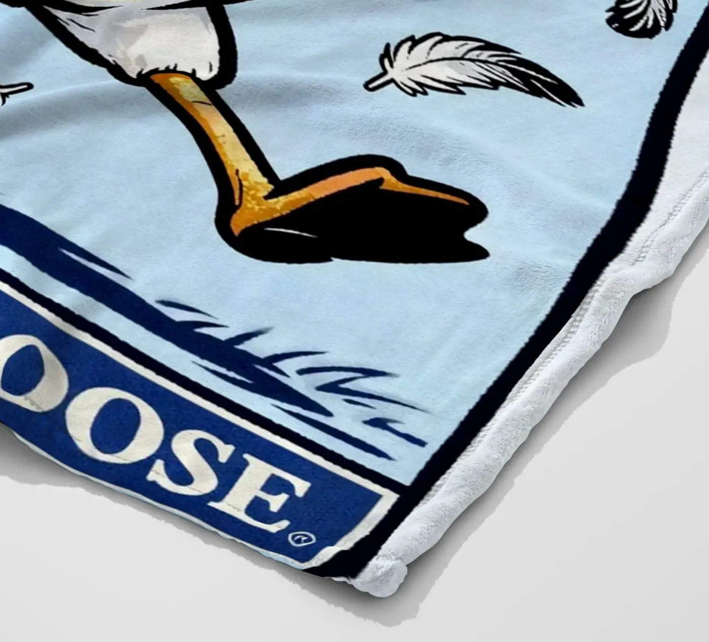 the silly goose coperta in pile da kamilaze