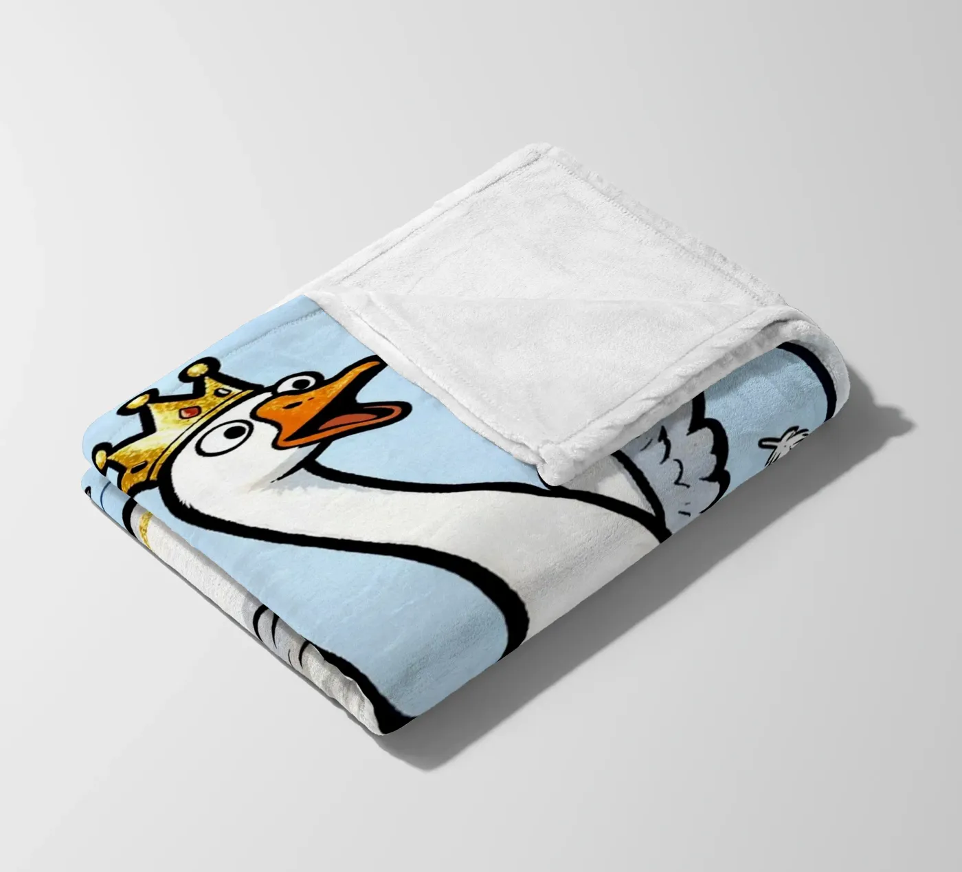 the silly goose coperta in pile da kamilaze