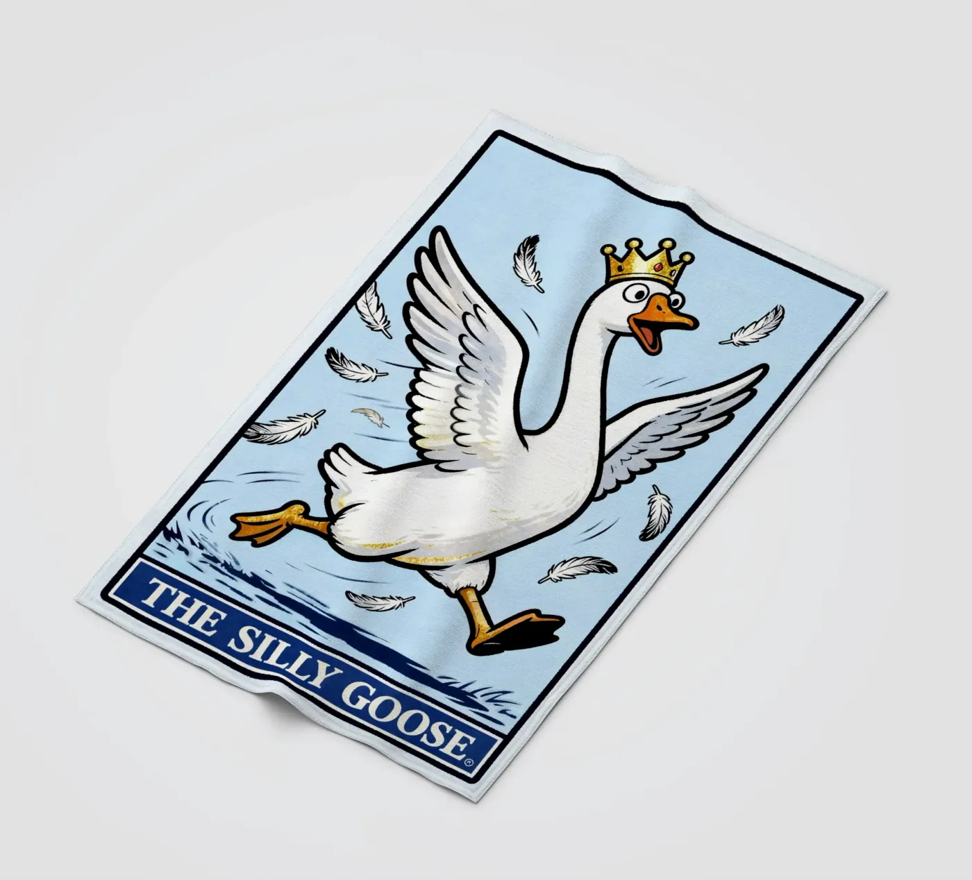 the silly goose coperta in pile da kamilaze