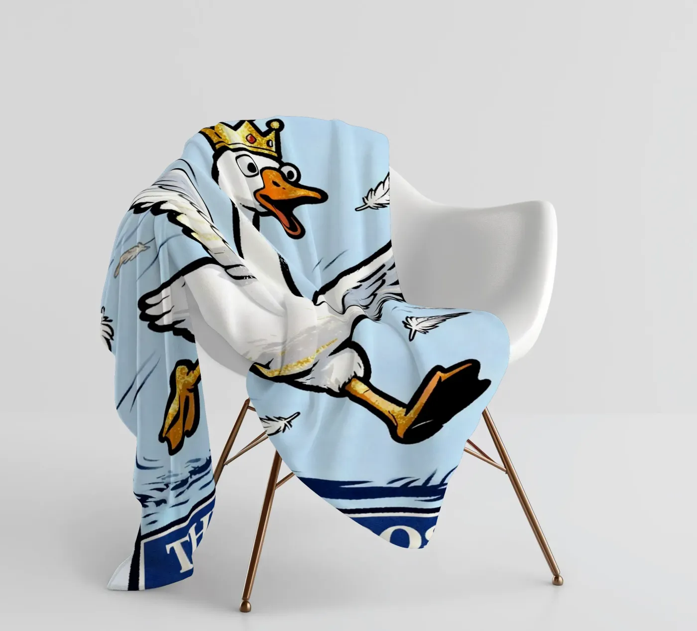 the silly goose coperta in pile da kamilaze