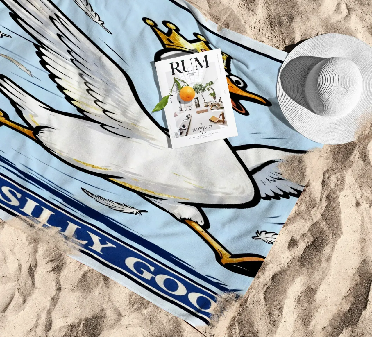 the silly goose telo mare da kamilaze