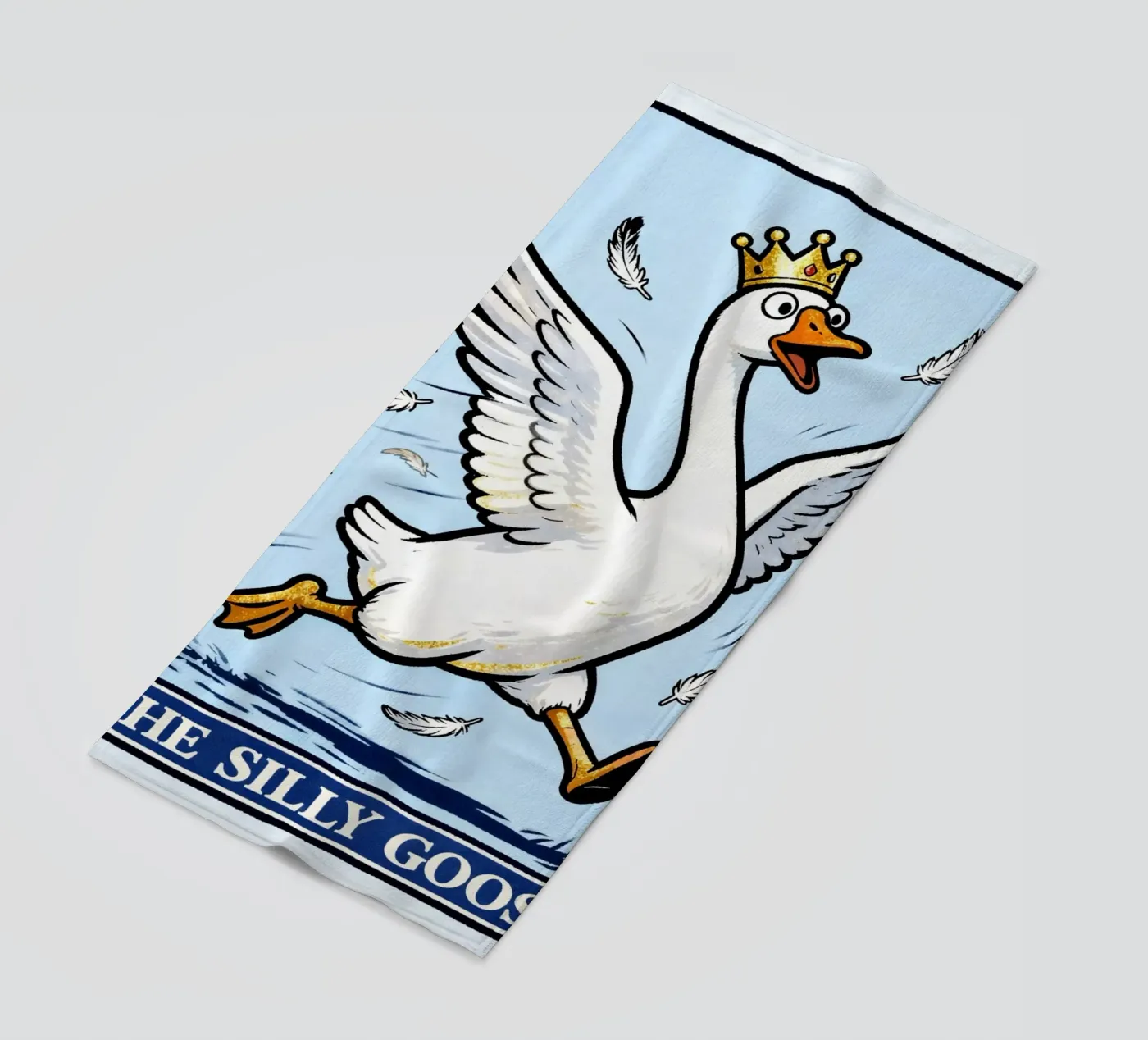 the silly goose strandhanddoek van kamilaze