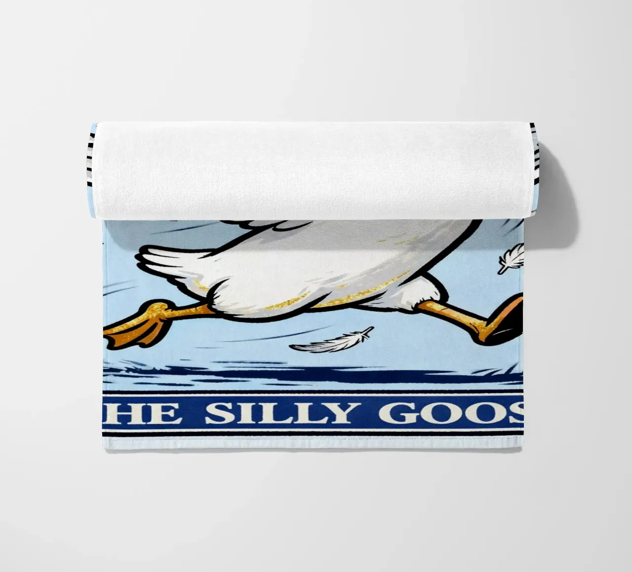 the silly goose Strandtuch von kamilaze