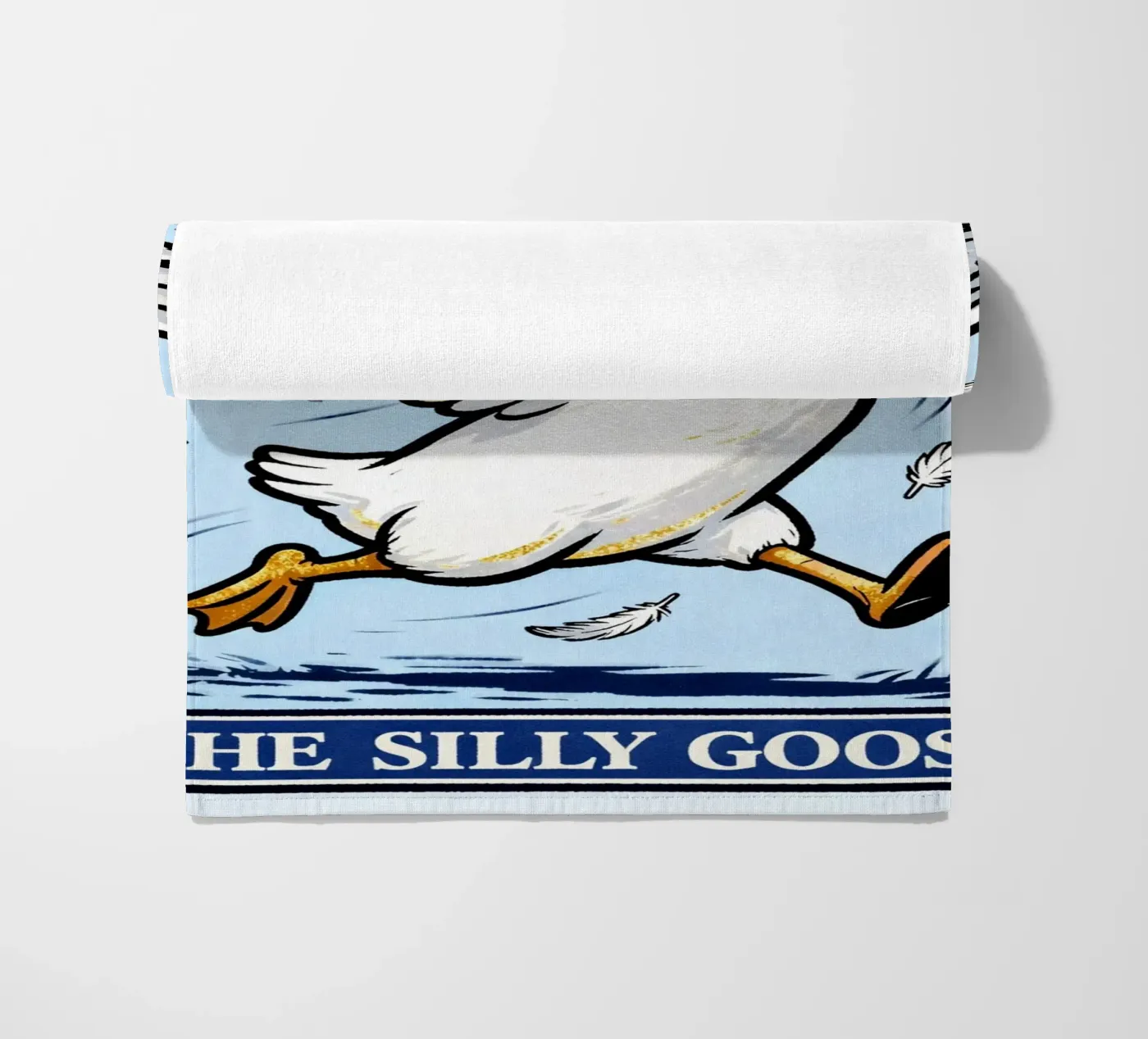 the silly goose strandhanddoek van kamilaze