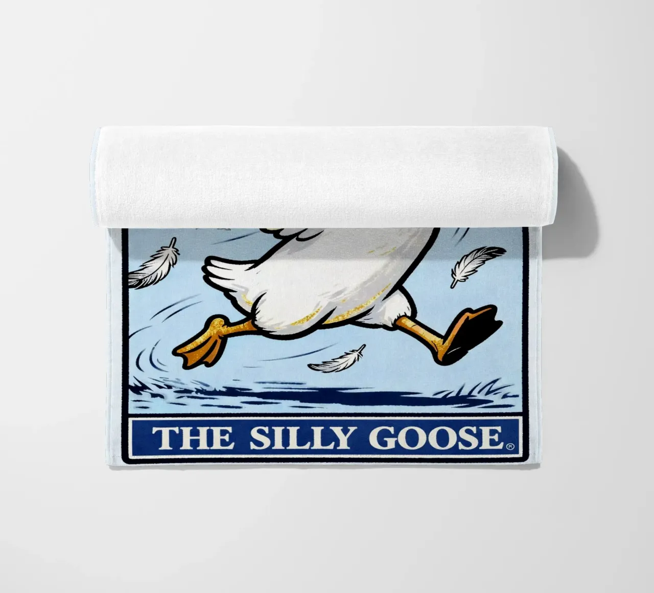 the silly goose Strandtuch von kamilaze