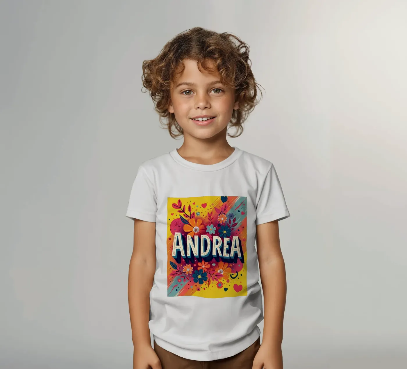 ANDREA t-shirt bambini da CASTILO Namengalerie