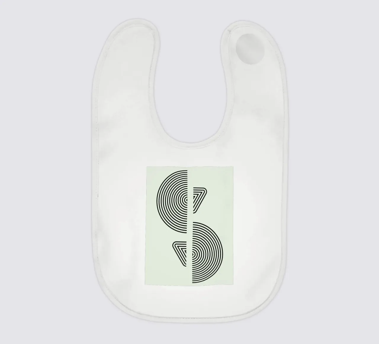 Bauhaus Split Form Babylätzchen von Sun Flower