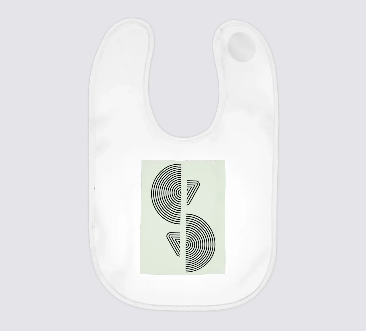 Bauhaus Split Form Babylätzchen von Sun Flower