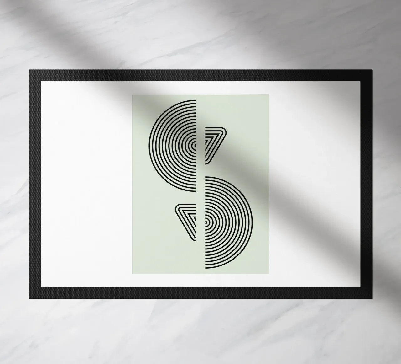 Bauhaus Split Form deurmat van Sun Flower