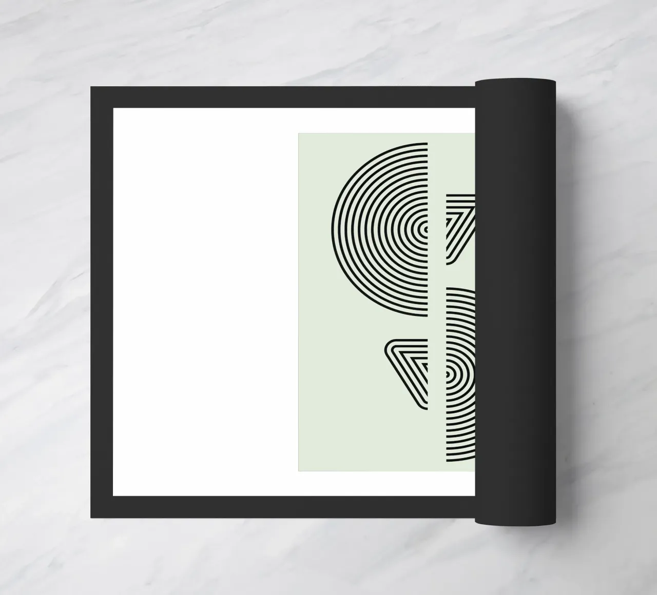 Bauhaus Split Form deurmat van Sun Flower