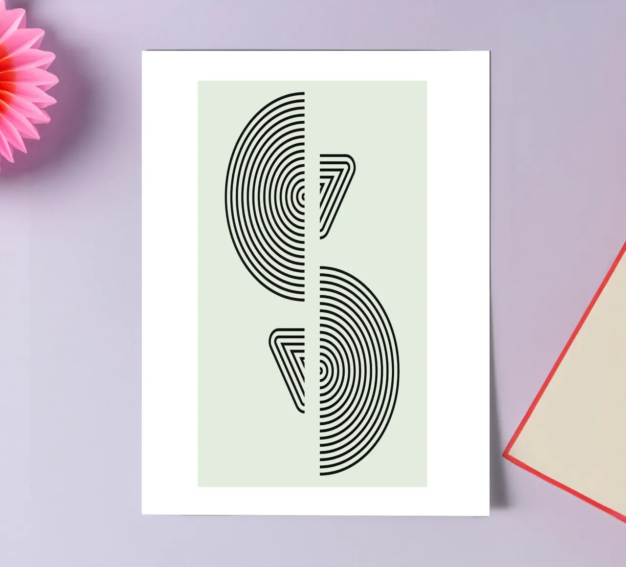 Bauhaus Split Form sticker sheet by Sun Flower