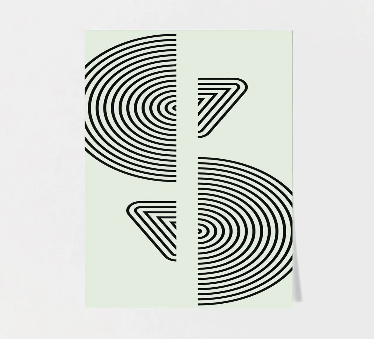 Bauhaus Split Form sticker sheet by Sun Flower