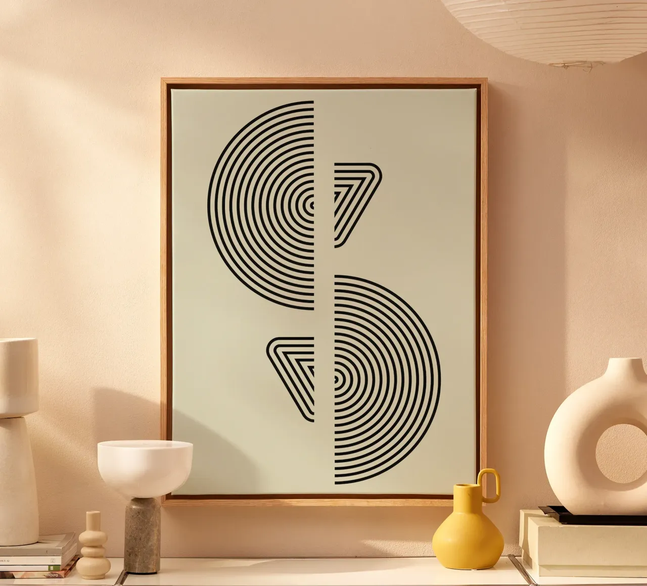 Bauhaus Split Form tela da Sun Flower