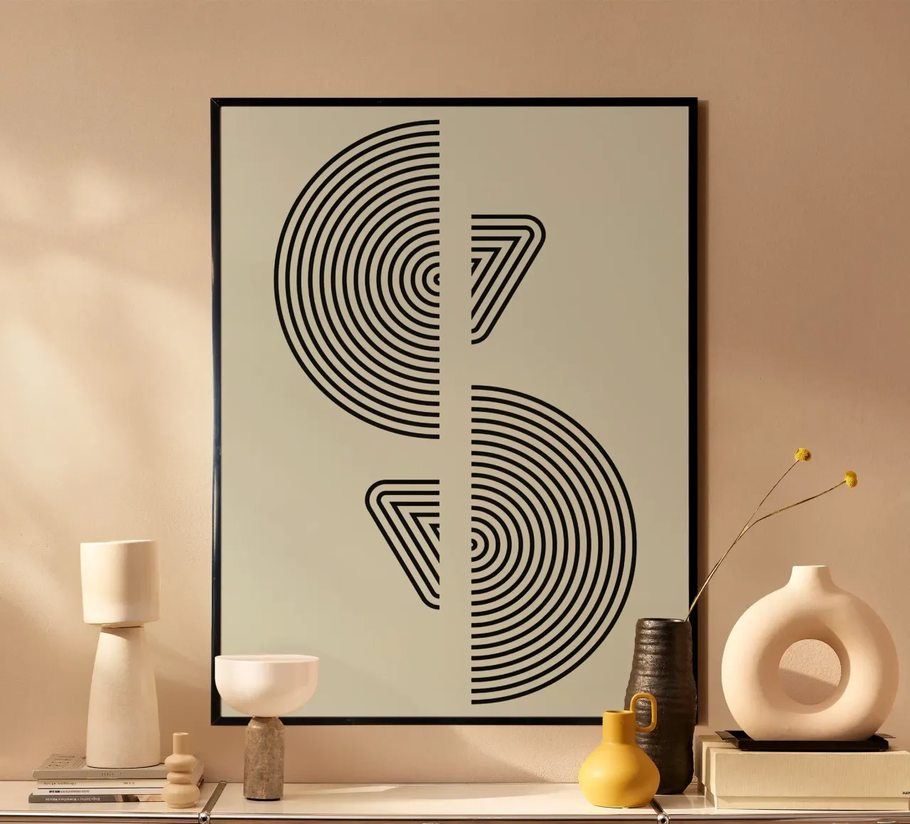 Bauhaus Split Form poster da Sun Flower