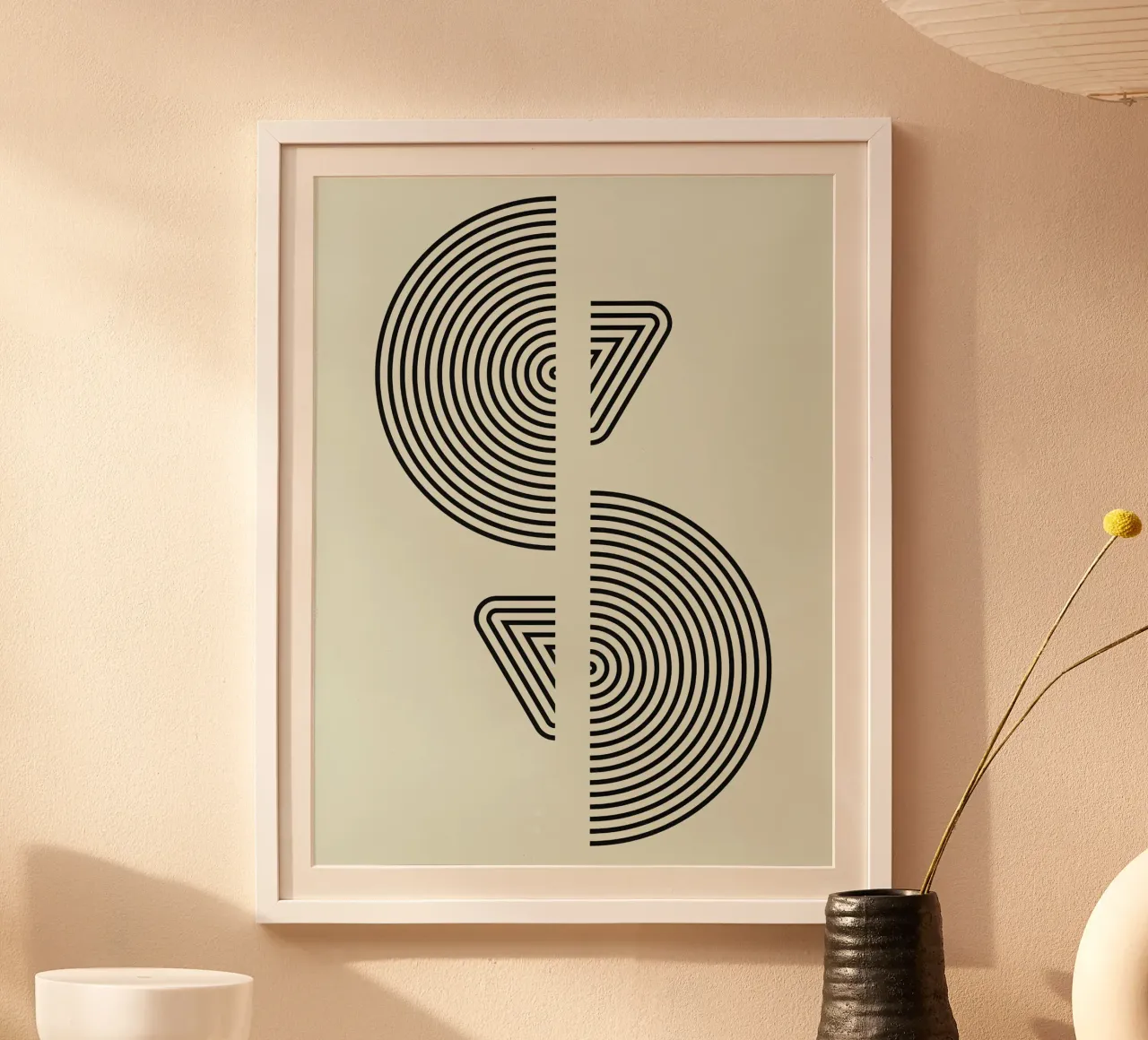 Bauhaus Split Form poster da Sun Flower