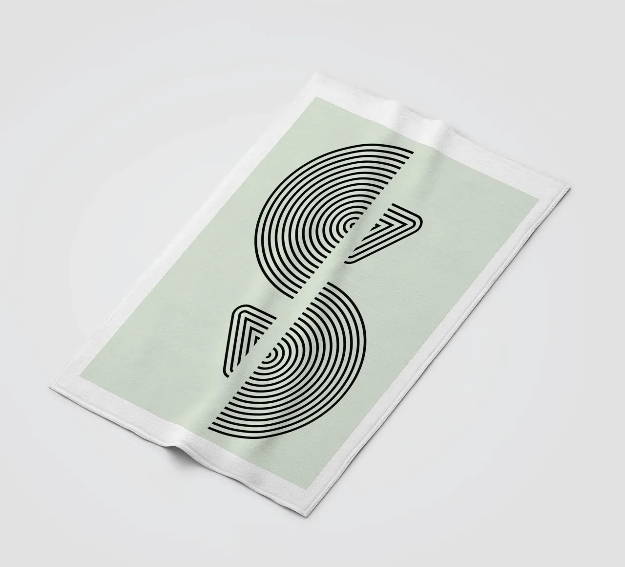 Bauhaus Split Form Fleecedecke von Sun Flower