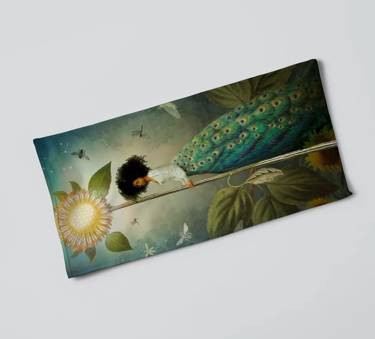 Queen of Wands asciugamano da bagno da Catrin Welz-Stein