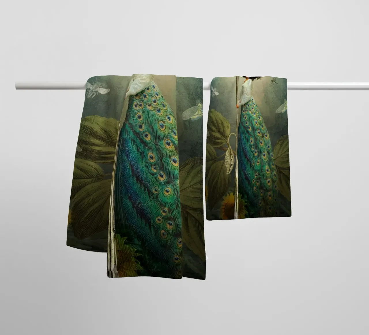 Queen of Wands asciugamano da bagno da Catrin Welz-Stein