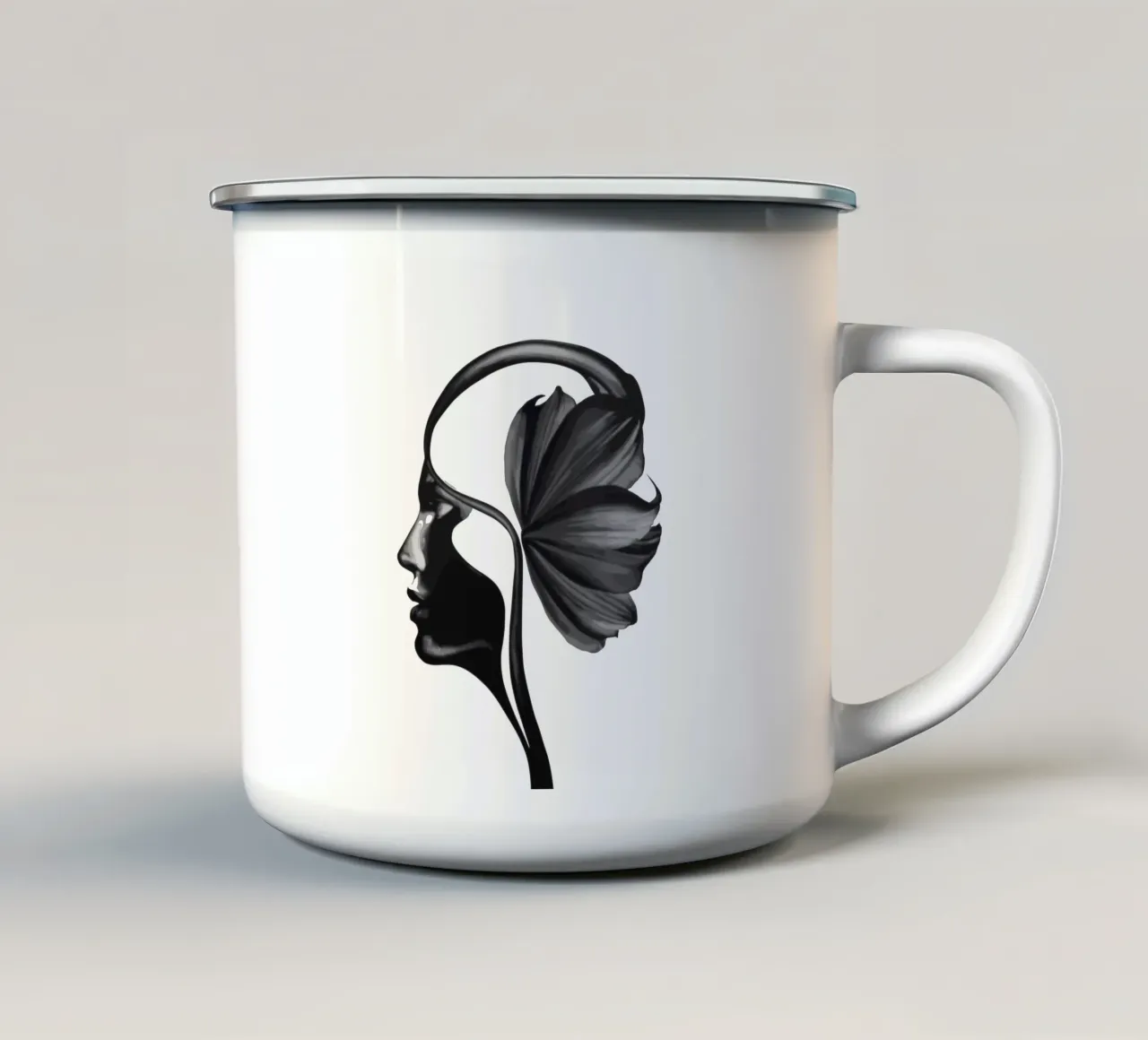 Elegance in Motion tazza in smalto da Beyond the Brush