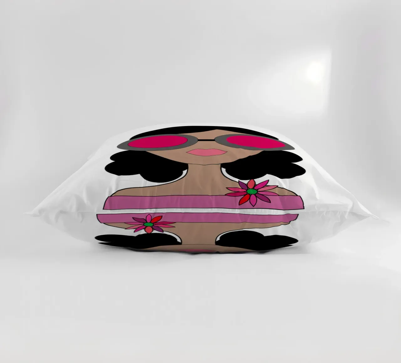Sunglasses decorative cushion by SunflowerDE
