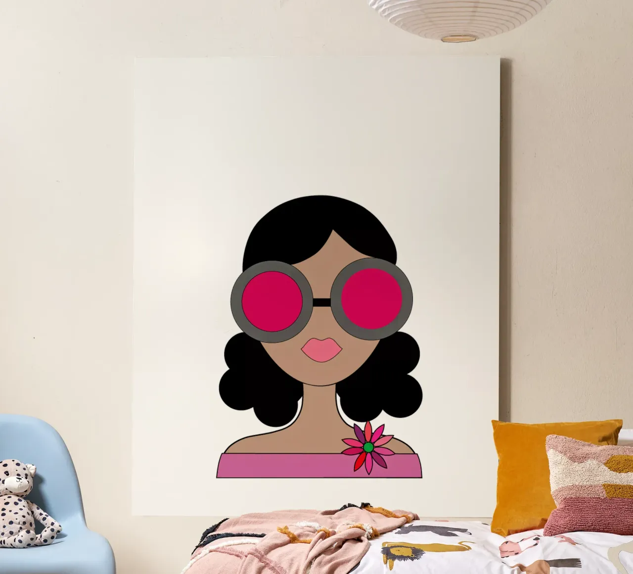 Sunglasses canvas by SunflowerDE