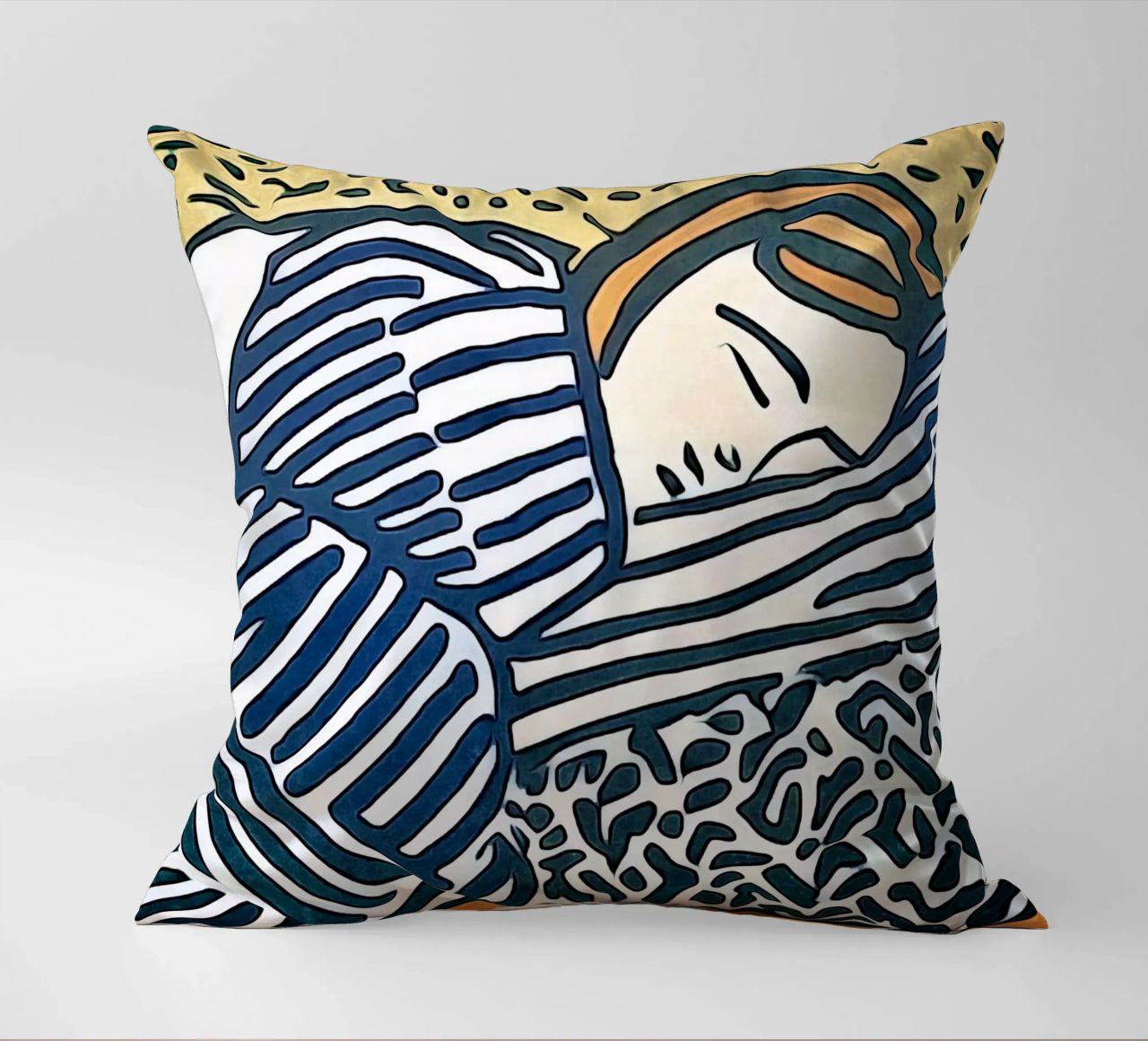 Femme endormie coussin de ZAMART